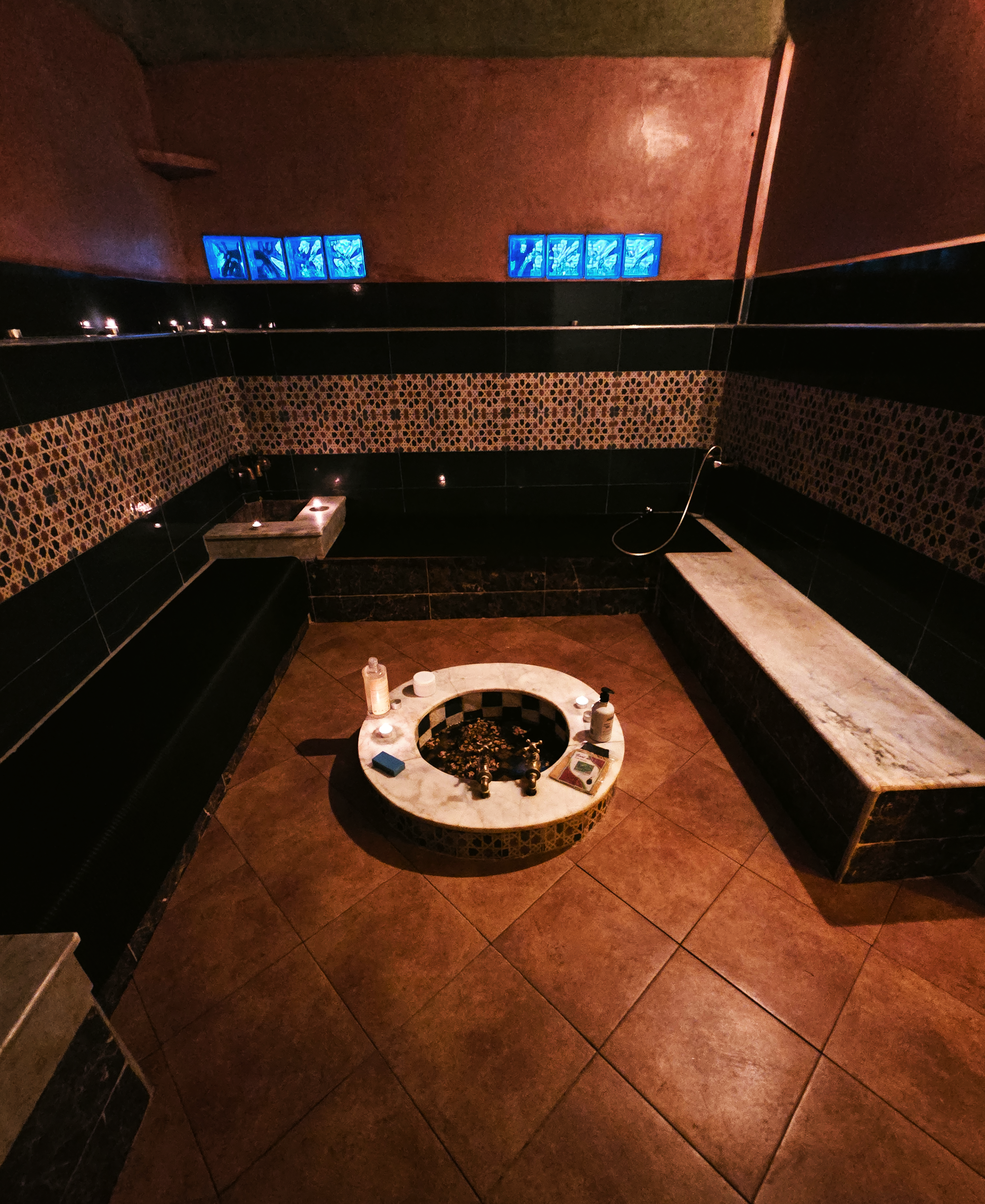 Traditional hammam at Hotel Riad Fantasia