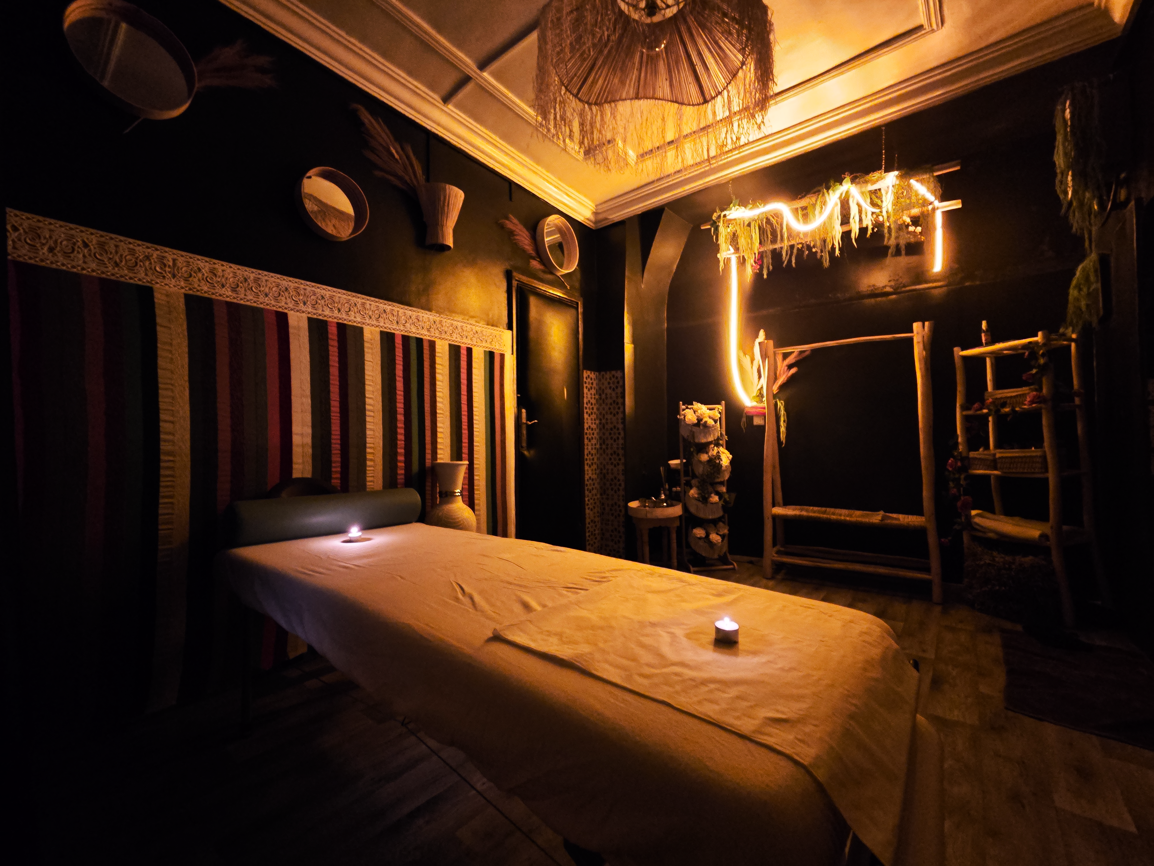 Massage room at Hotel Riad Fantasia